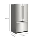 20 Cu. Ft. 36-inch Width Counter-depth French Door Refrigerator With Interior Dispense view 3