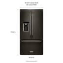 23.8 cu. ft. 36" Counter-Depth French Door Platinum Interior Refrigerator with PrintShield™ Finish view 55