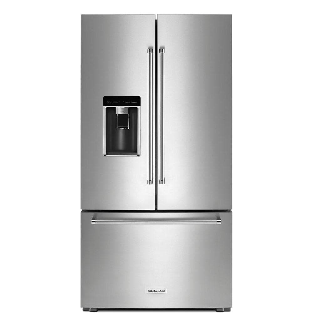 23.8 cu. ft. 36" Counter-Depth French Door Platinum Interior Refrigerator with PrintShield® Finish