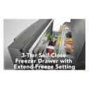 23.8 cu. ft. Counter-Depth French Door Platinum Interior Refrigerator with PrintShield™ Finish view 40