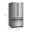 25 Cu. Ft. 36-inch Standard-depth French Door Refrigerator With Internal Water Dispenser view 2