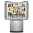 20 cu. Ft. 30-Inch Width Standard Depth French Door Refrigerator with Interior Dispense view 4