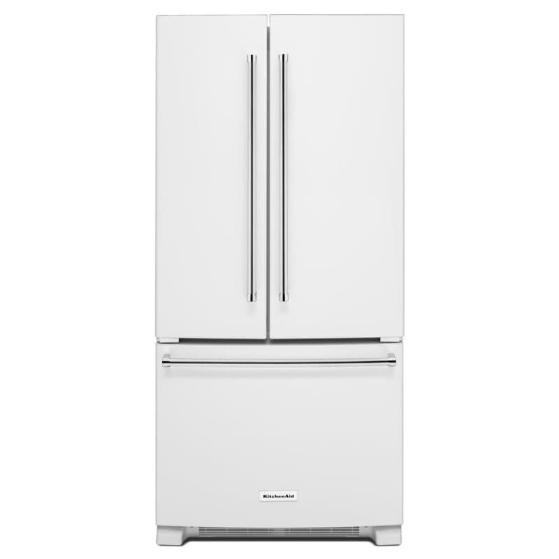 22 Cu. Ft. 33-Inch Width Standard Depth French Door Refrigerator with Interior Dispenser