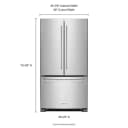 25 Cu. Ft. 36-width Standard Depth French Door Refrigerator With Interior Dispense view 7