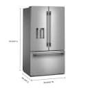 30 Cu. Ft. French Door Refrigerator With Exterior Water And Ice view 3