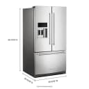 26.8 Cu. Ft. Standard-depth French Door Refrigerator With Exterior Ice And Water Dispenser view 13