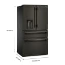 29 Cu. Ft. French Door Refrigerator With Exterior Water And Ice And Freshchill™ Full-width Refrigerated Drawer view 2
