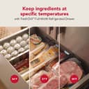 29 Cu. Ft. French Door Refrigerator With Exterior Water And Ice And Freshchill™ Full-width Refrigerated Drawer view 7