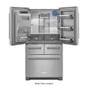 25.8 Cu. Ft. 36" Multi-Door Freestanding Refrigerator with Platinum Interior Design view 4