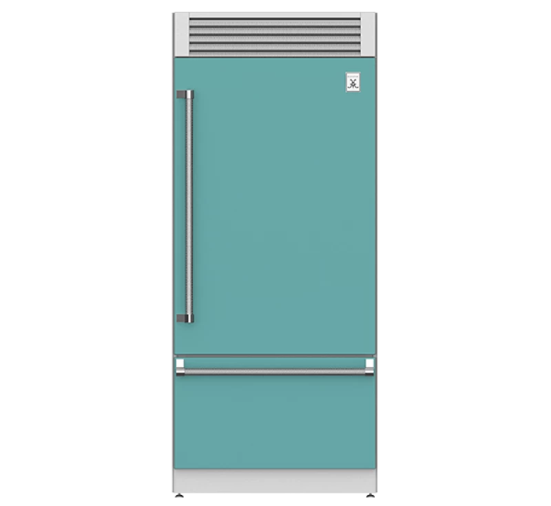 36" Bottom Mount Refrigerator, Top Compressor, Pro, Left Hinged