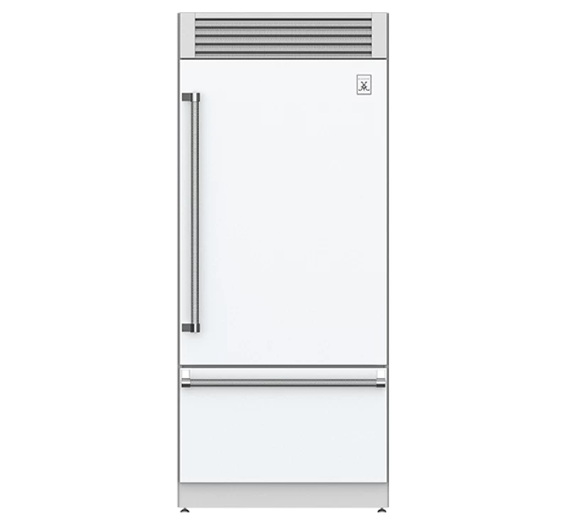 36" Bottom Mount Refrigerator, Top Compressor, Pro, Left Hinged