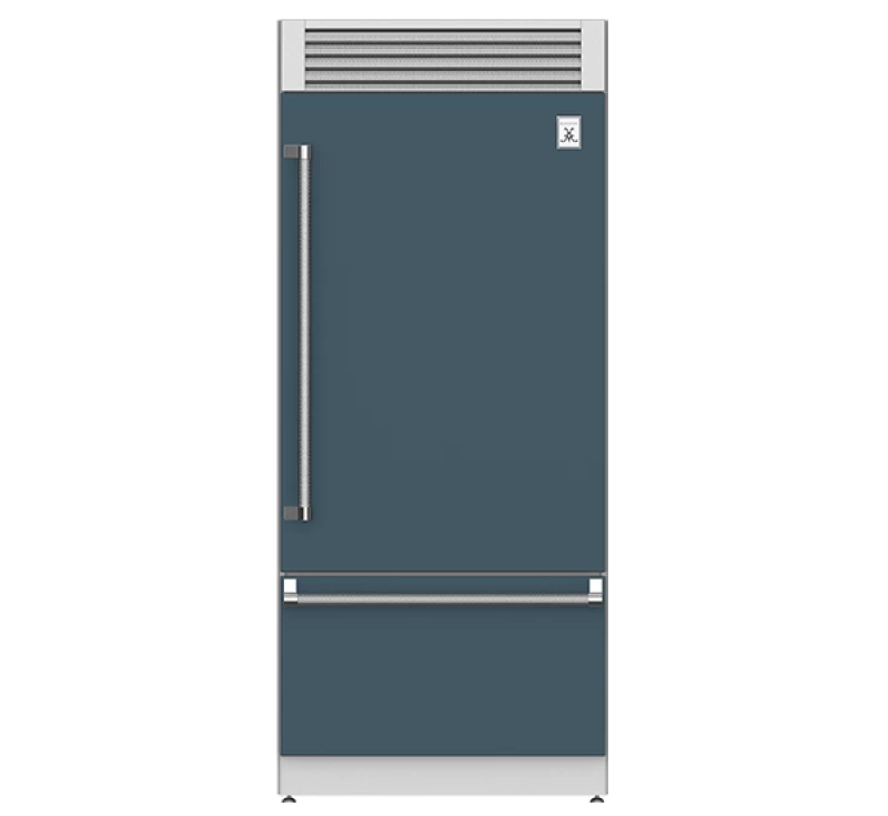 36" Bottom Mount Refrigerator, Top Compressor, Pro, Left Hinged