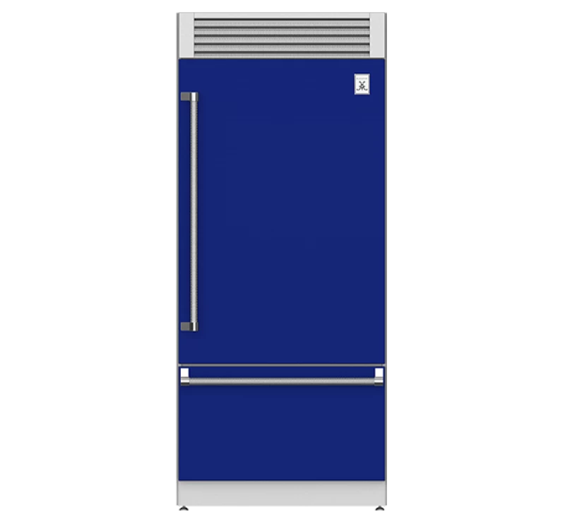 36" Bottom Mount Refrigerator, Top Compressor, Pro, Left Hinged