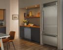 36" Bottom Mount Refrigerator, Top Compressor, Pro, Left Hinged view 2