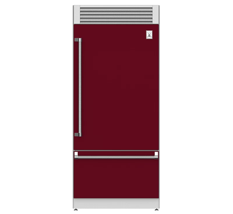 36" Bottom Mount Refrigerator, Top Compressor, Pro, Left Hinged