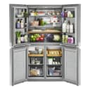 19.4 cu. ft. 36-inch wide Counter-Depth 4-Door Refrigerator with PrintShield® Finish view 2