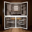 36" Counter-depth 19.4 Cu Ft 4-door Refrigerator With Flexible Temperature Zone In Printshield® Finish view 5