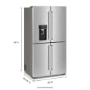 36" Counter-depth 19.4 Cu Ft 4-door Refrigerator With Flexible Temperature Zone In Printshield® Finish view 11