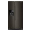 20.8 Cu. Ft. Counter-depth Side-by-side Refrigerator With Exterior Ice And Water Dispenser In Black Ore view 1
