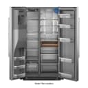 20.8 Cu. Ft. Counter-depth Side-by-side Refrigerator With Exterior Ice And Water Dispenser In Black Ore view 12