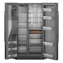 20.8 Cu. Ft. Counter-depth Side-by-side Refrigerator With Exterior Ice And Water Dispenser In Juniper view 11