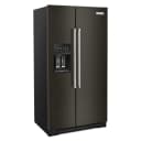 19.9 cu ft. Counter-Depth Side-by-Side Refrigerator with Exterior Ice and Water and PrintShield finish view 2