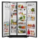19.9 cu ft. Counter-Depth Side-by-Side Refrigerator with Exterior Ice and Water and PrintShield finish view 3