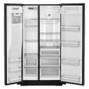 19.9 cu ft. Counter-Depth Side-by-Side Refrigerator with Exterior Ice and Water and PrintShield finish view 4