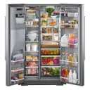 28.7 Cu. Ft. Side-by-side Refrigerator With Panoramic Led Lighting view 2