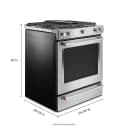 30-inch 5-burner Dual Fuel Convection Slide-in Range With Baking Drawer view 3