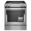30-inch 4-burner Dual Fuel Downdraft Slide-in Range view 7