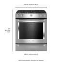 30-Inch 5-Burner Gas Slide-In Convection Range view 26