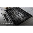 30-Inch 5-Burner Gas Slide-In Convection Range view 21