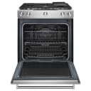 30-Inch 5-Burner Gas Slide-In Convection Range view 32
