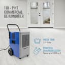 110-Pint Portable Commercial Dehumidifier view 3