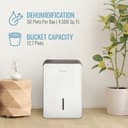 50-pint Dehumidifier with Built-In Pump view 3
