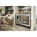 24" Beverage Center with Glass Door and Wood-Front Racks view 13