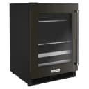 24" Beverage Center with Glass Door and Metal-Front Racks and PrintShield™ Finish view 2
