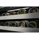 24" Beverage Center with Glass Door and Metal-Front Racks and PrintShield™ Finish view 7