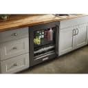 24" Beverage Center with Glass Door and Metal-Front Racks and PrintShield™ Finish view 10