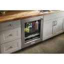 24" Beverage Center with Glass Door and Metal-Front Racks view 9