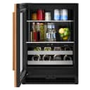 4.8 Cu. Ft. 24-Inch Panel-Ready Beverage Center with 14-Wine Bottle Capacity and Metal-Front Racks view 2