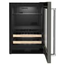 24" Panel-Ready Beverage Center with Wood-Front Racks view 9