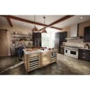 24" Panel-Ready Beverage Center with Wood-Front Racks view 12