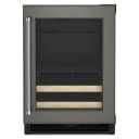 24" Panel-Ready Beverage Center with Wood-Front Racks view 1