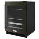 24" Beverage Center with Glass Door and Metal-Front Racks view 2