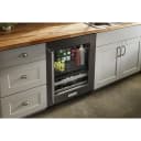 24" Beverage Center with Glass Door and Metal-Front Racks view 9