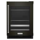 24" Beverage Center with Glass Door and Metal-Front Racks view 12