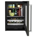 24" Beverage Center with Glass Door and Metal-Front Racks view 13