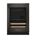 24" Beverage Center With Glass Door And Wood-front Racks view 1